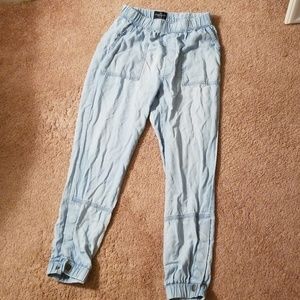 American Eagle Chambray Joggers